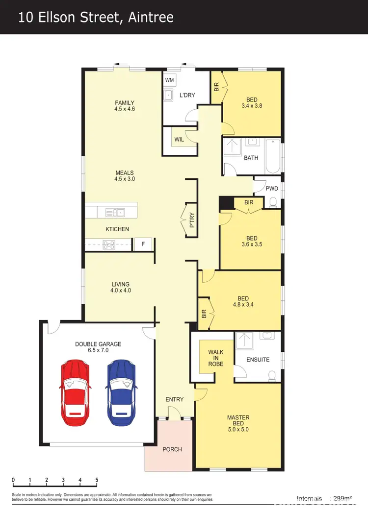 Floorplan of Homely house listing, 10 Ellson Street, Aintree VIC 3336