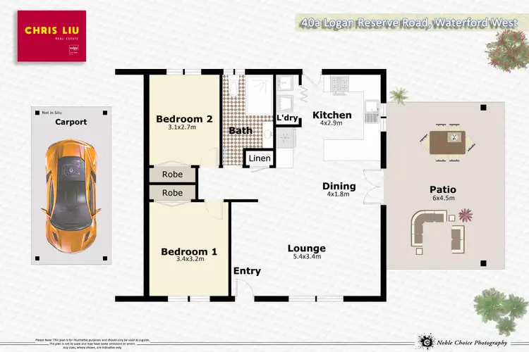 Floorplan of Homely house listing, 40a Logan Reserve Road, Waterford West QLD 4133