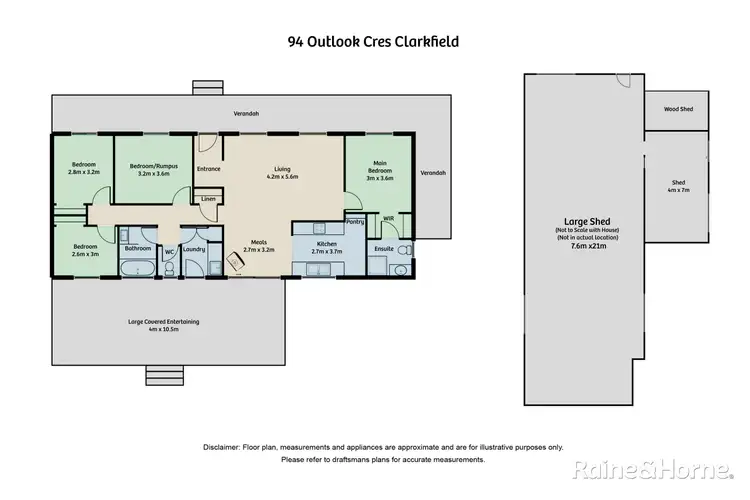 Floorplan of Homely house listing, 94 Outlook Crescent, Clarkefield VIC 3430