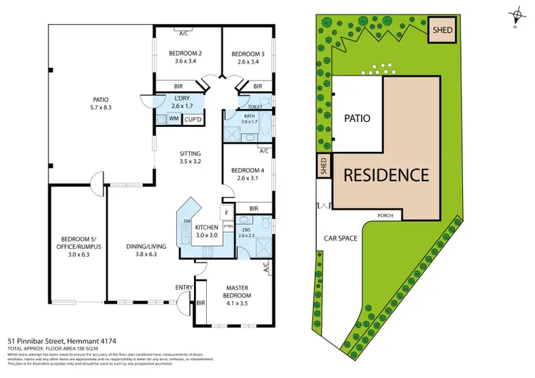 Floorplan of Homely house listing, 51 Pinnibar Street, Hemmant QLD 4174