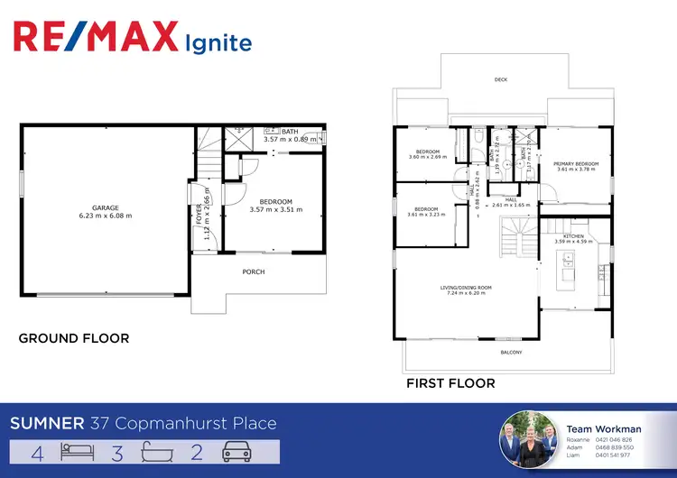 Floorplan of Homely house listing, 37 Copmanhurst Place, Sumner QLD 4074