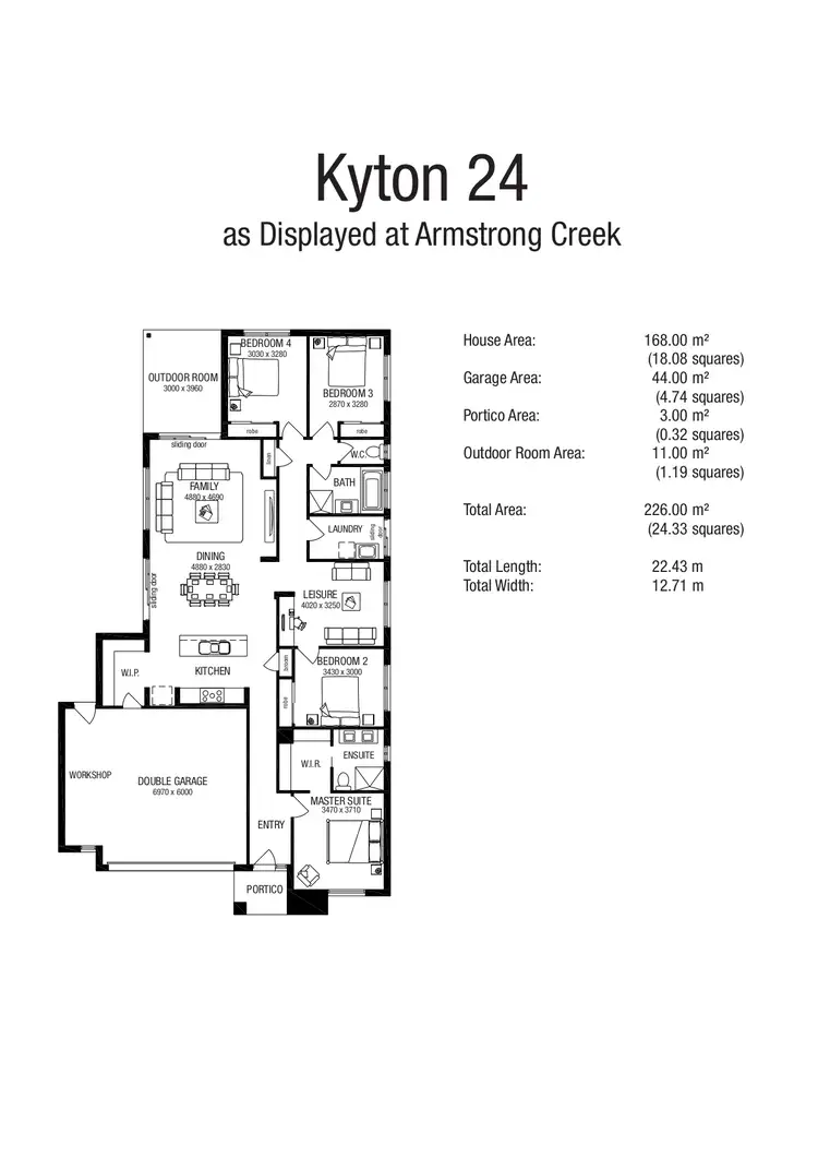 Floorplan of Homely house listing, 13 Buchanan Boulevard, Armstrong Creek VIC 3217