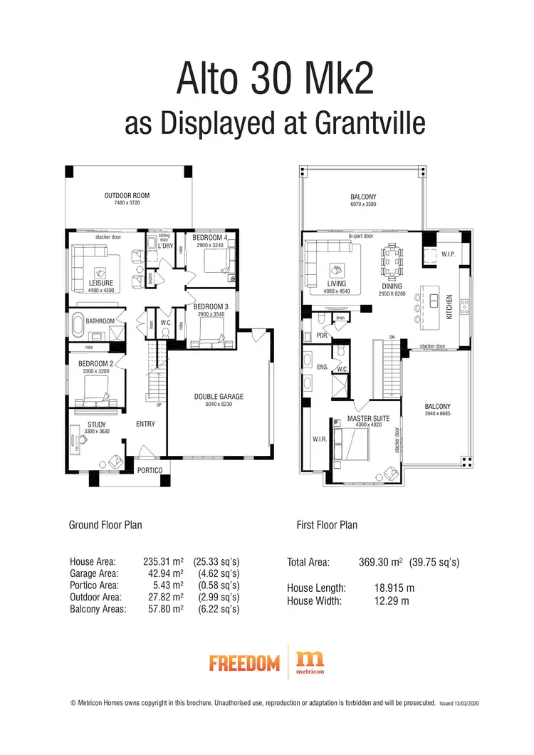 Floorplan of Homely house listing, 1 Walker Court, Grantville VIC 3984