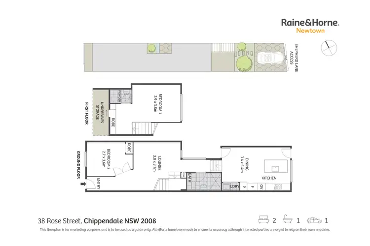 Floorplan of Homely house listing, 38 Rose Street, Chippendale NSW 2008