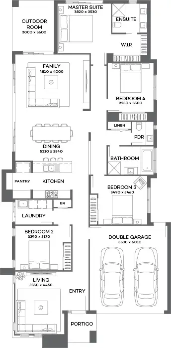 Floorplan of Homely house listing, 1 Cardinal Crescent, Newport QLD 4020