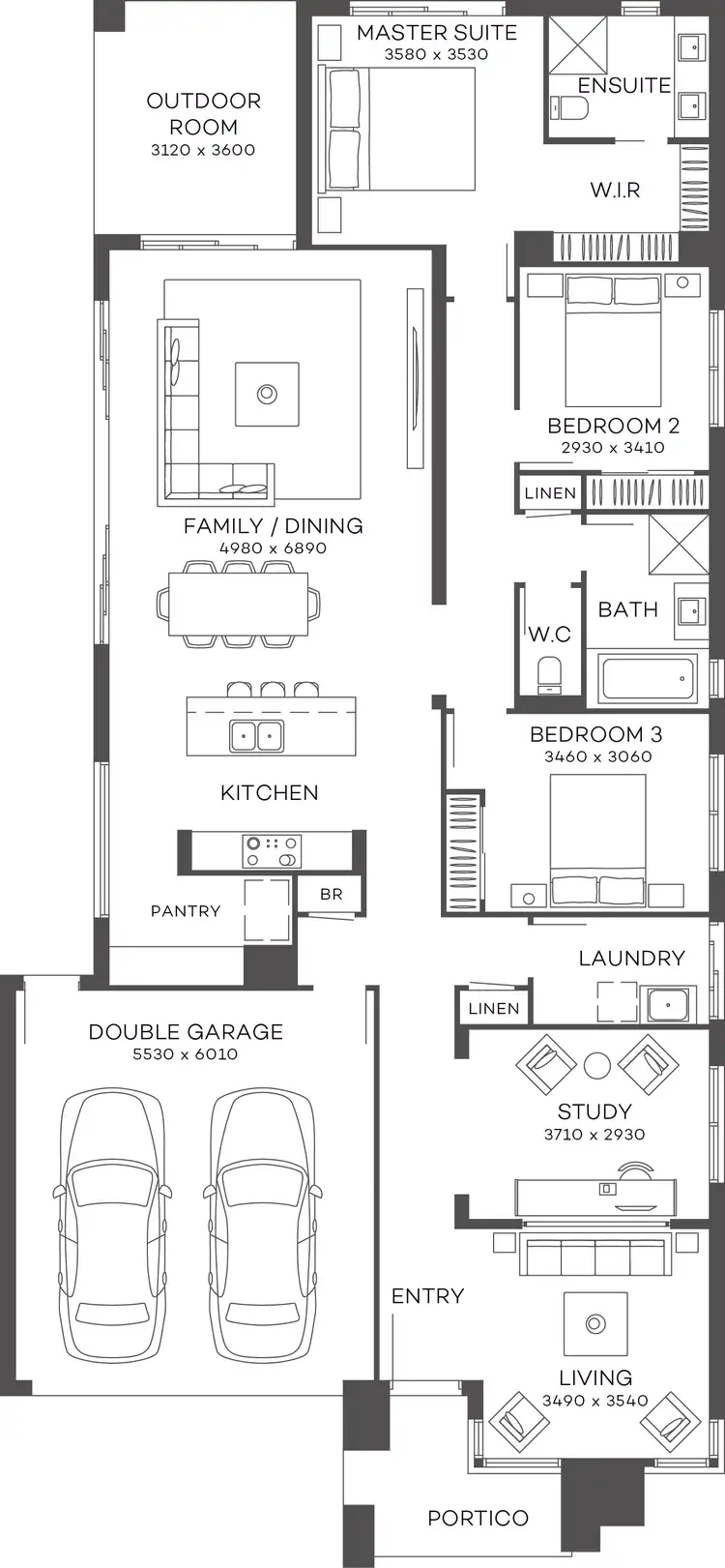 Floorplan of Homely house listing, 8 Cypress Street, Park Ridge QLD 4125