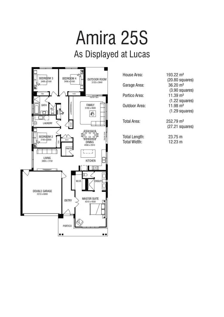 Floorplan of Homely house listing, 67 Shortridge Drive, Lucas VIC 3350