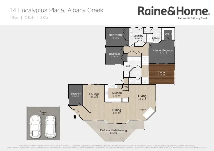 Floorplan of Homely house listing, 14 Eucalyptus Place, Albany Creek QLD 4035