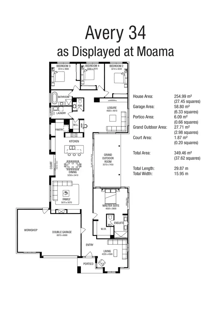Floorplan of Homely house listing, 2 Egret Street, Moama NSW 2731
