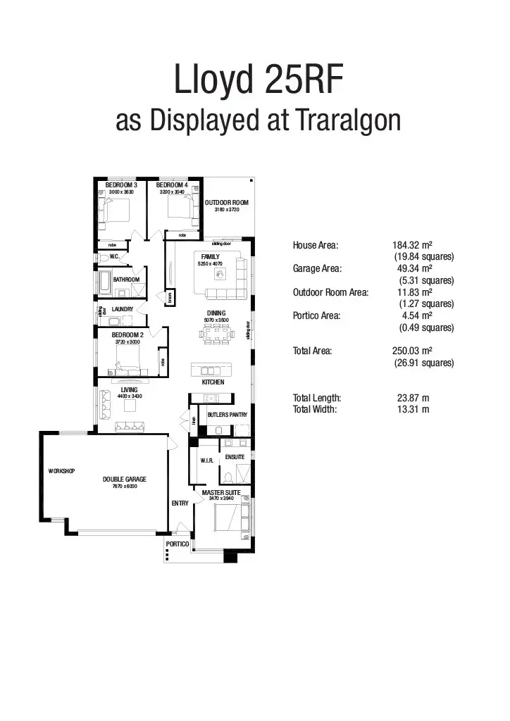 Floorplan of Homely house listing, 97 Park Lane, Traralgon VIC 3844