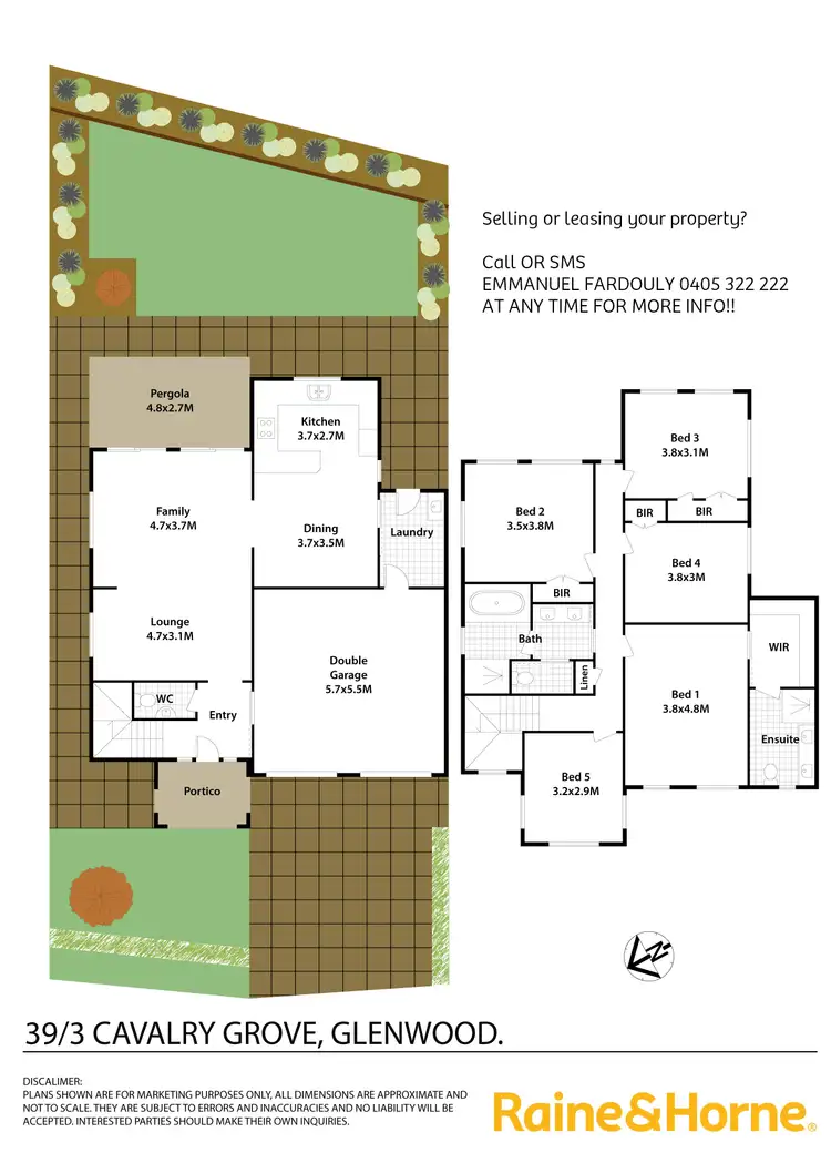 Floorplan of Homely house listing, 39 Cavalry Grove, Glenwood NSW 2768