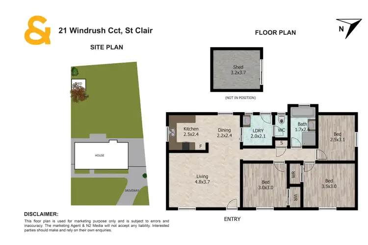 Floorplan of Homely house listing, 21 Windrush Circuit, St Clair NSW 2759