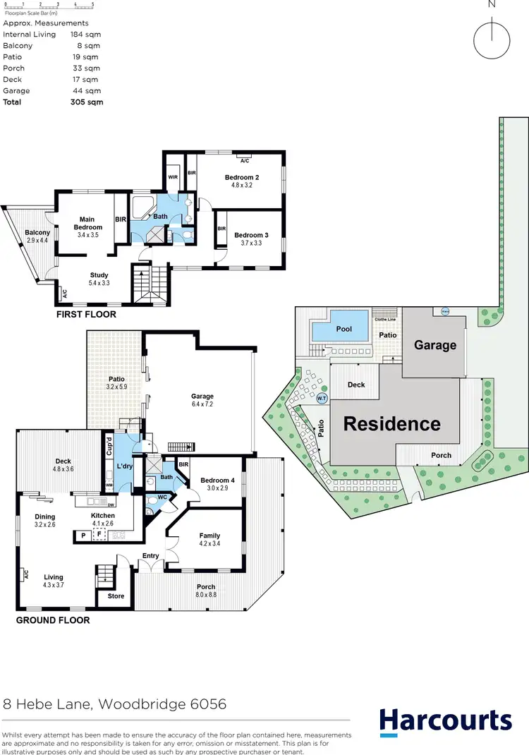 Floorplan of Homely house listing, 8 Hebe Lane, Woodbridge WA 6056