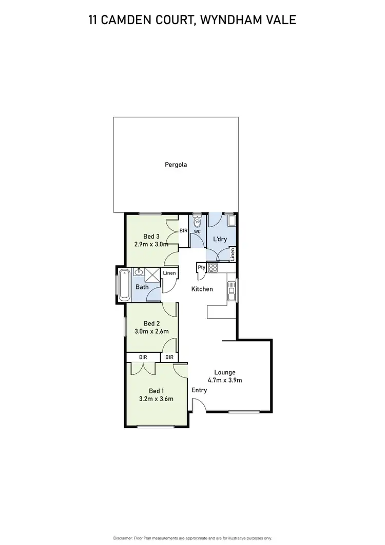 Floorplan of Homely house listing, 11 Camden Way, Wyndham Vale VIC 3024