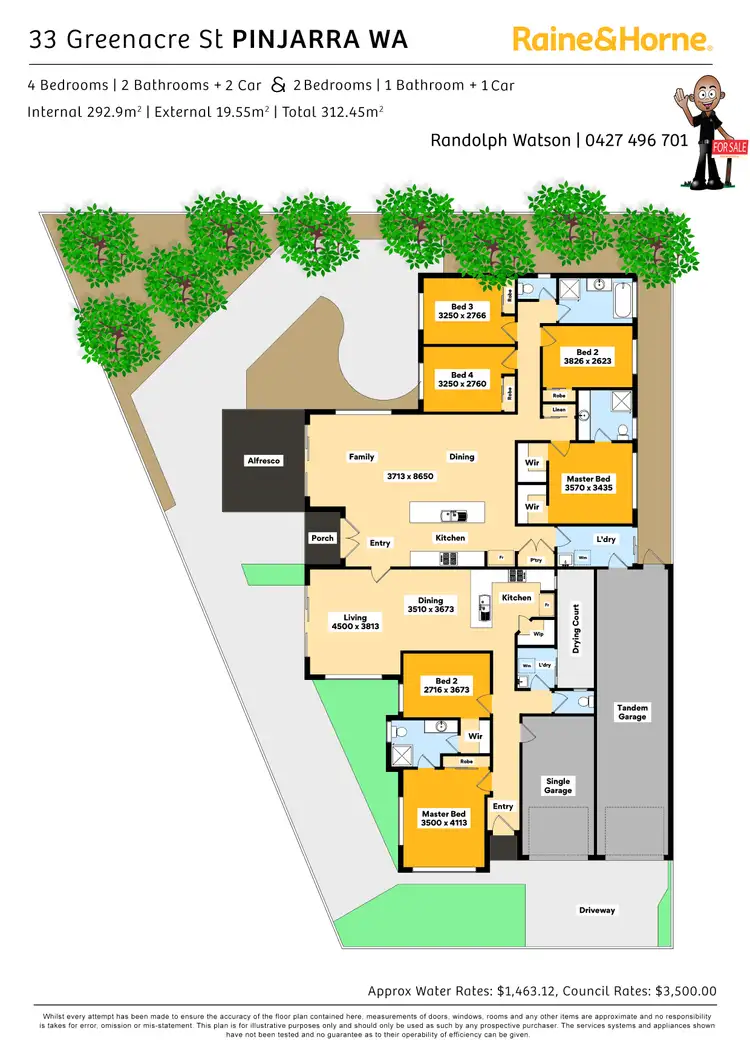 Floorplan of Homely house listing, 33 Greenacre Street, Pinjarra WA 6208