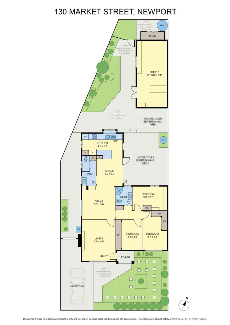 Floorplan of Homely other listing, 130 Market St, Newport VIC 3015