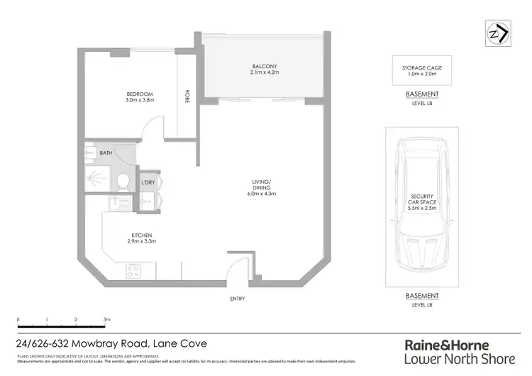 Floorplan of Homely apartment listing, 24/626-632 Mowbray Road West, Lane Cove NSW 2066