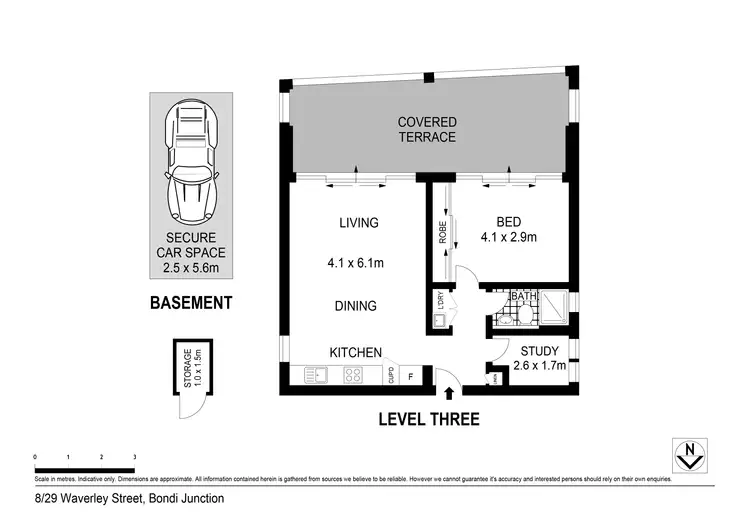 Floorplan of Homely apartment listing, 8/29-31 Waverley Street, Bondi Junction NSW 2022