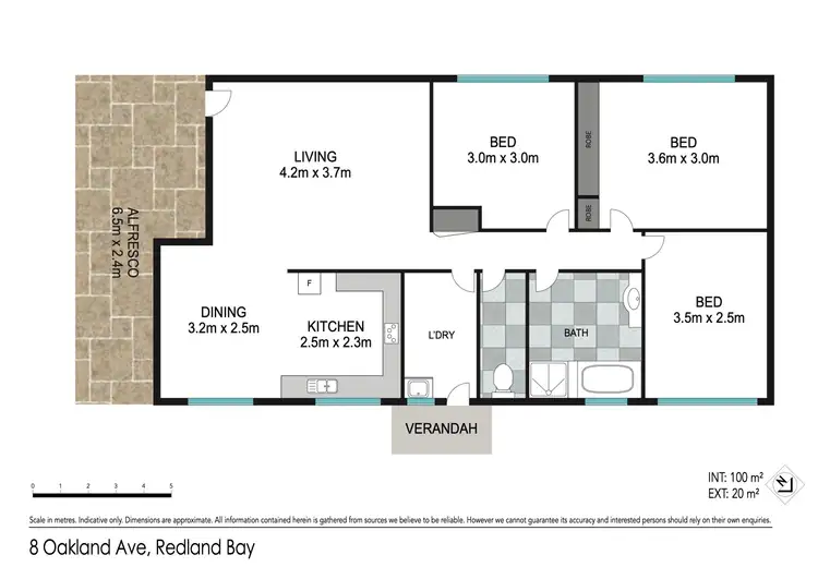 Floorplan of Homely house listing, 8 Oakland Avenue, Redland Bay QLD 4165