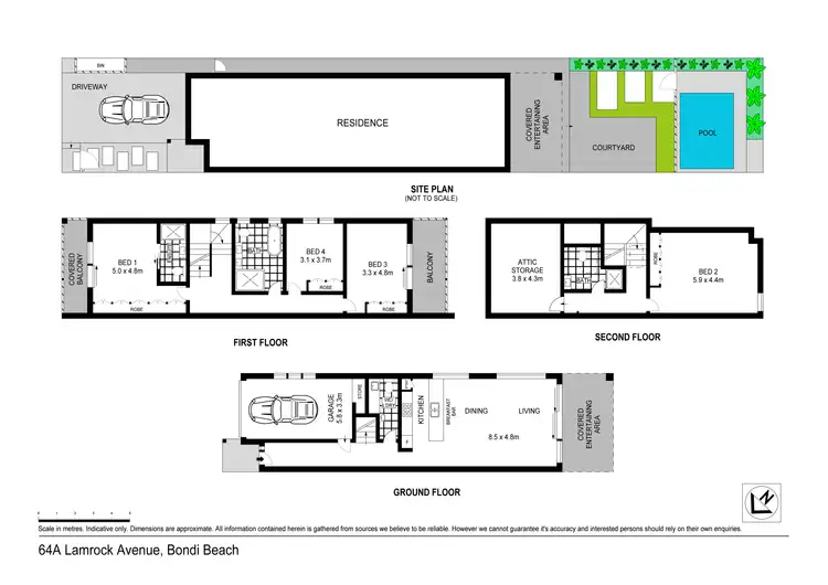 Floorplan of Homely house listing, 64A Lamrock Avenue, Bondi Beach NSW 2026