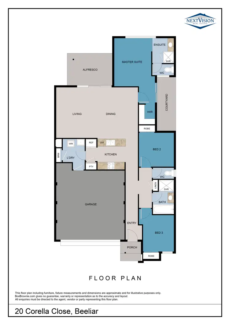 Floorplan of Homely house listing, 20 Corella Close, Beeliar WA 6164