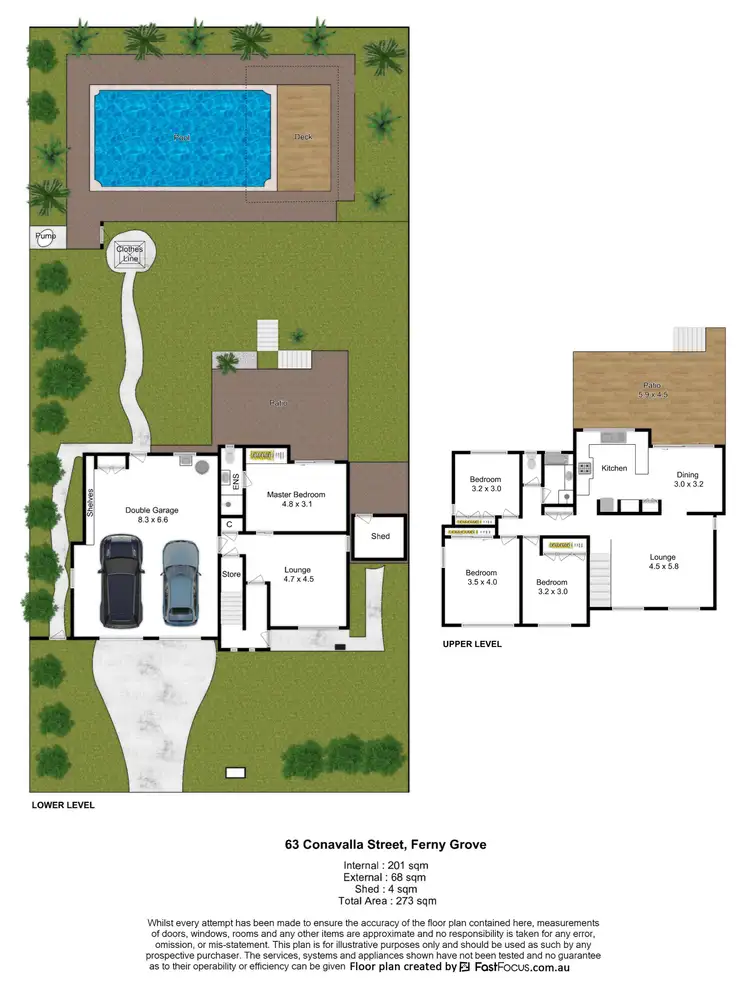 Floorplan of Homely house listing, 63 Conavalla Street, Ferny Grove QLD 4055