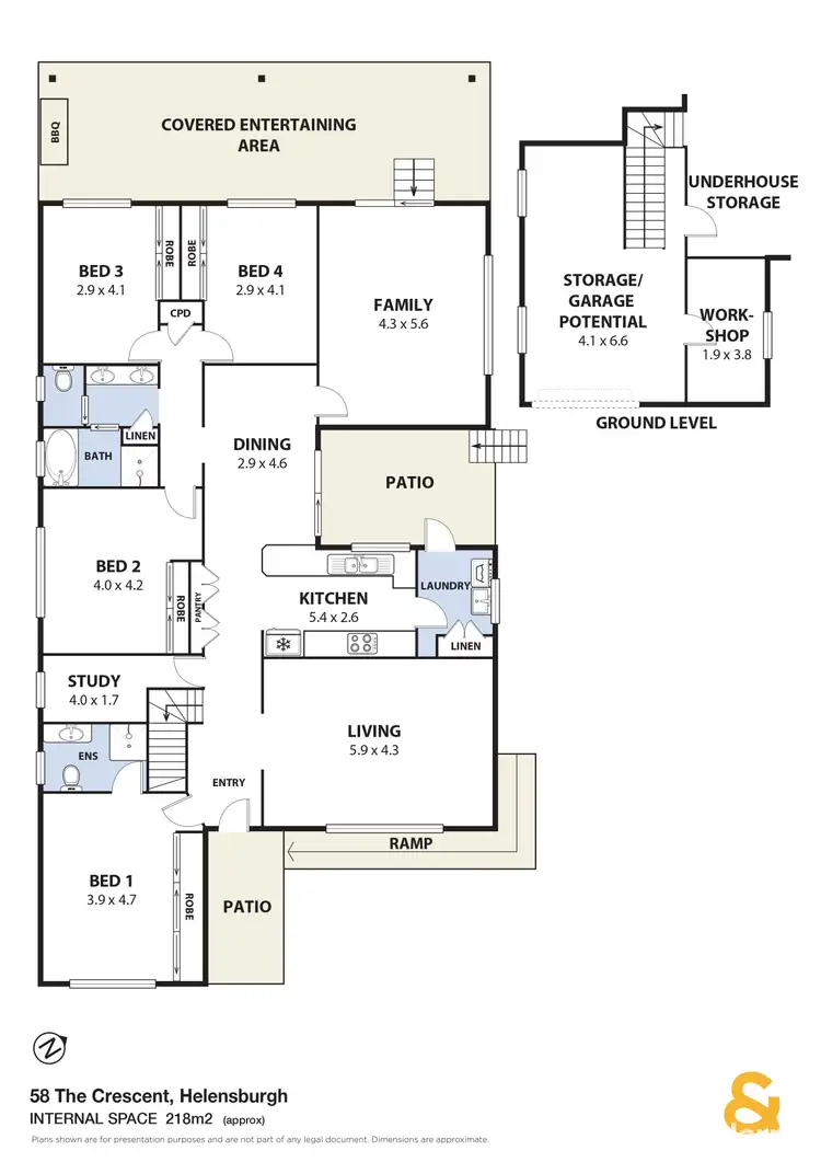 Floorplan of Homely house listing, 58 The Crescent, Helensburgh NSW 2508