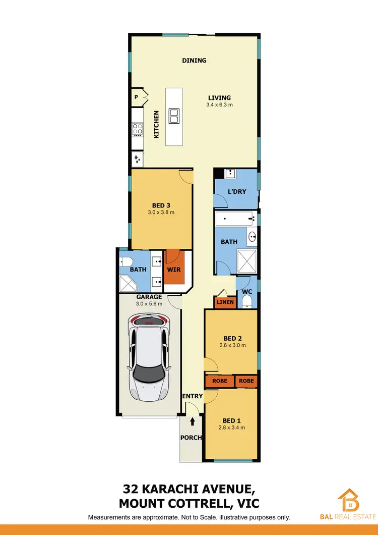 Floorplan of Homely house listing, 32 Karachi Avenue, Mount Cottrell VIC 3024