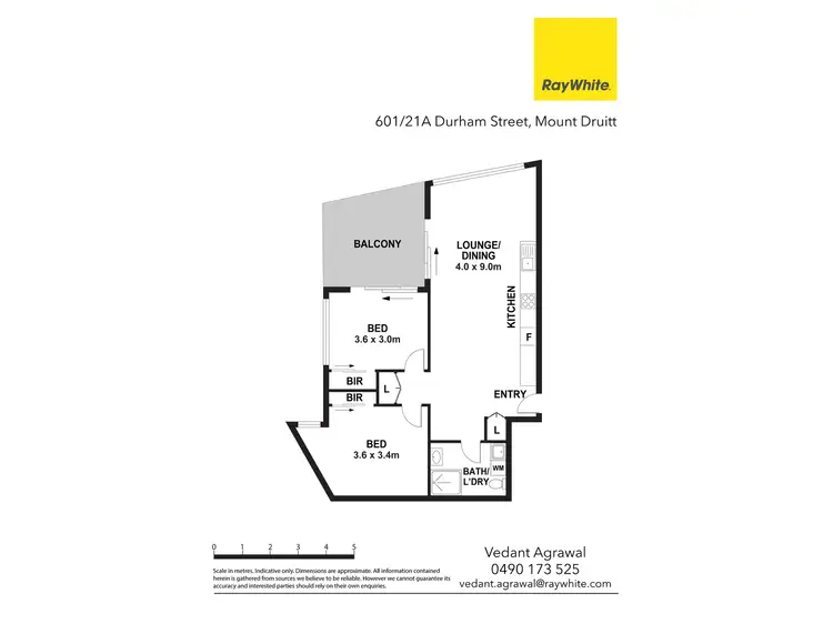 Floorplan of Homely apartment listing, 601/21A Durham Street, Mount Druitt NSW 2770