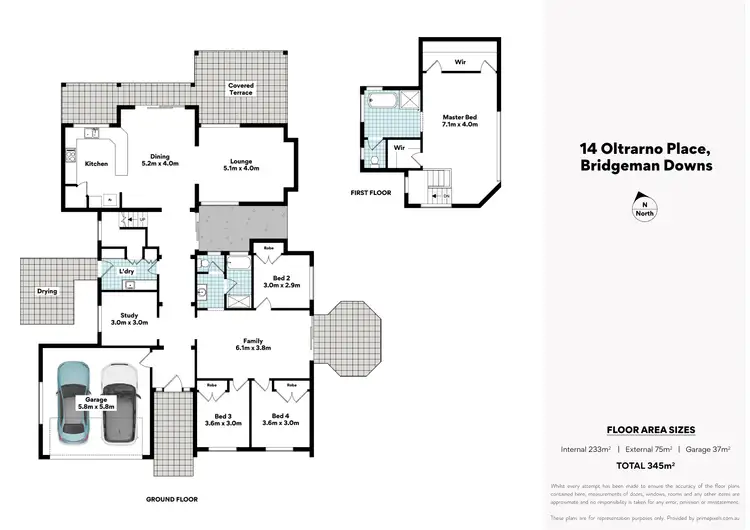Floorplan of Homely house listing, 14 Oltrarno Place, Bridgeman Downs QLD 4035