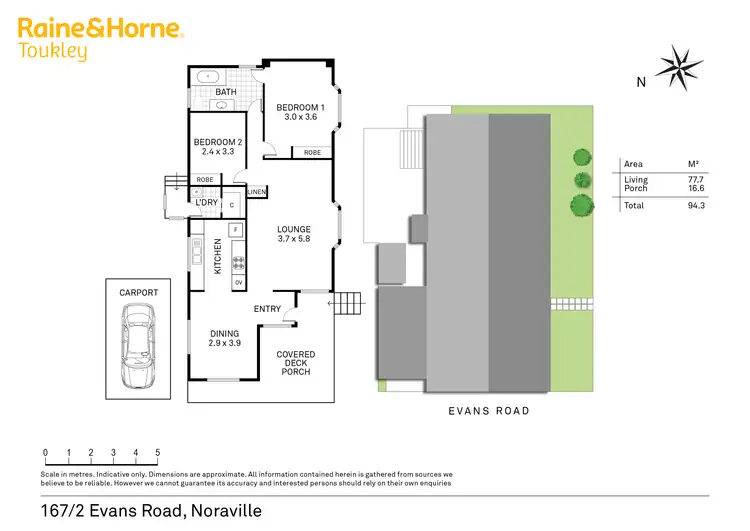 Floorplan of Homely retirement listing, 167/2 Evans Road, Canton Beach NSW 2263