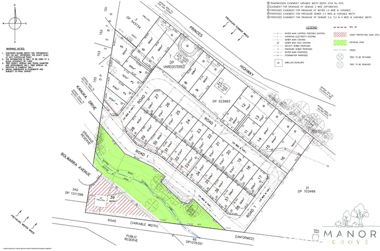 Floorplan of Homely land listing, Lots at Kanuka Drive (Manor Grove), Ulladulla NSW 2539