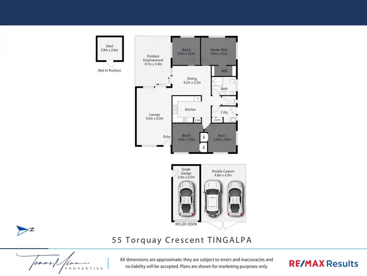 Floorplan of Homely house listing, 55 Torquay Crescent, Tingalpa QLD 4173
