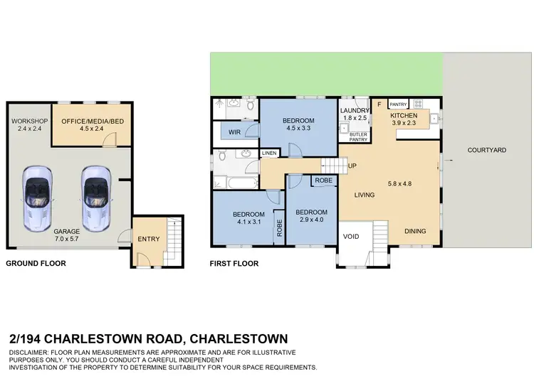 Floorplan of Homely house listing, 2/194 Charlestown Road, Charlestown NSW 2290
