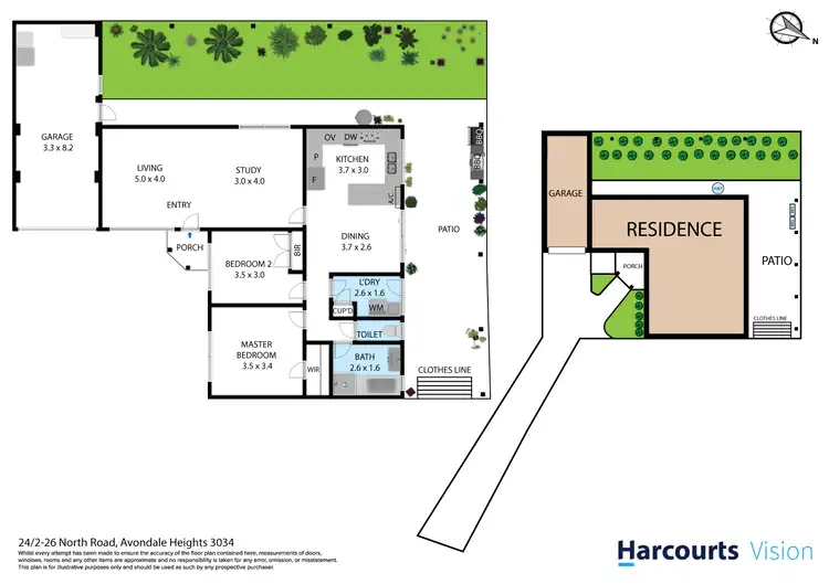 Floorplan of Homely house listing, 24/2-26 North Road, Avondale Heights VIC 3034