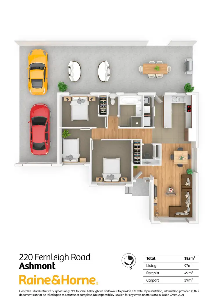 Floorplan of Homely house listing, 220 Fernleigh Road, Ashmont NSW 2650