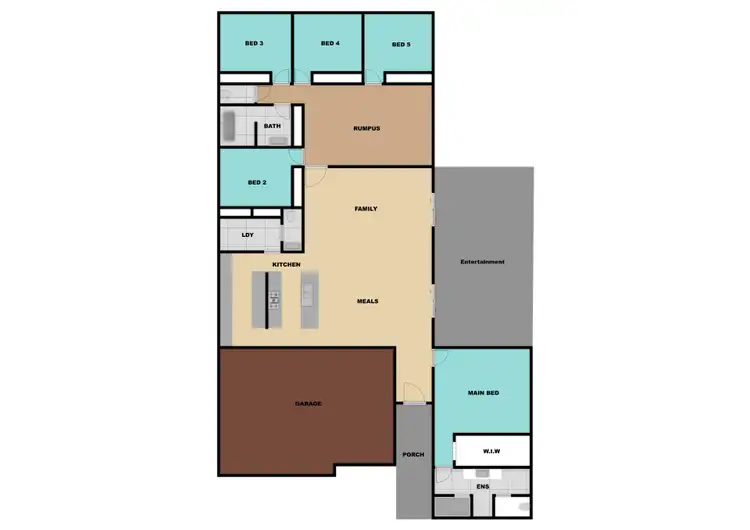 Floorplan of Homely house listing, 345B Macquarie Street, Dubbo NSW 2830