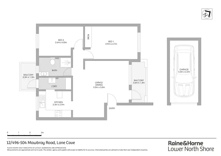 Floorplan of Homely apartment listing, 12/496-504 Mowbray Road, Lane Cove NSW 2066