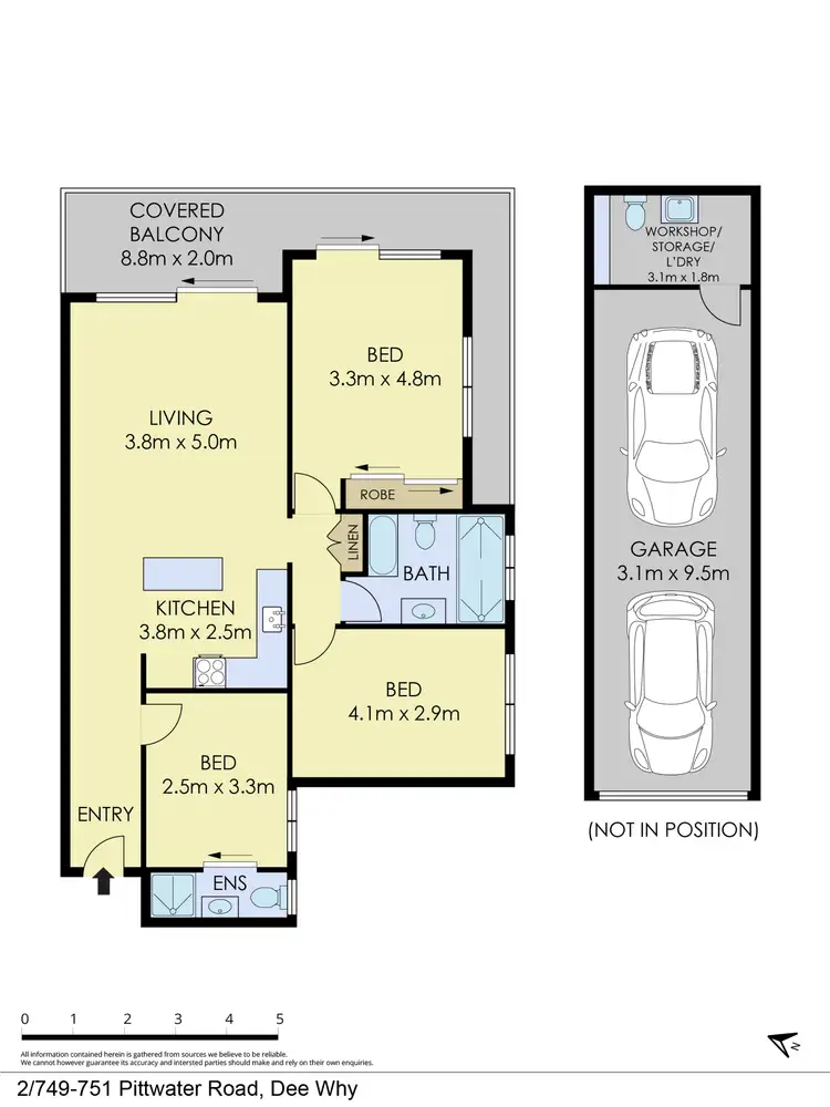 Floorplan of Homely apartment listing, 2/749-751 Pittwater Road, Dee Why NSW 2099