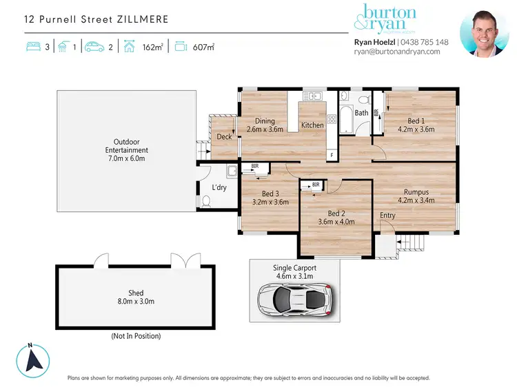 Floorplan of Homely house listing, 12 Purnell Street, Zillmere QLD 4034