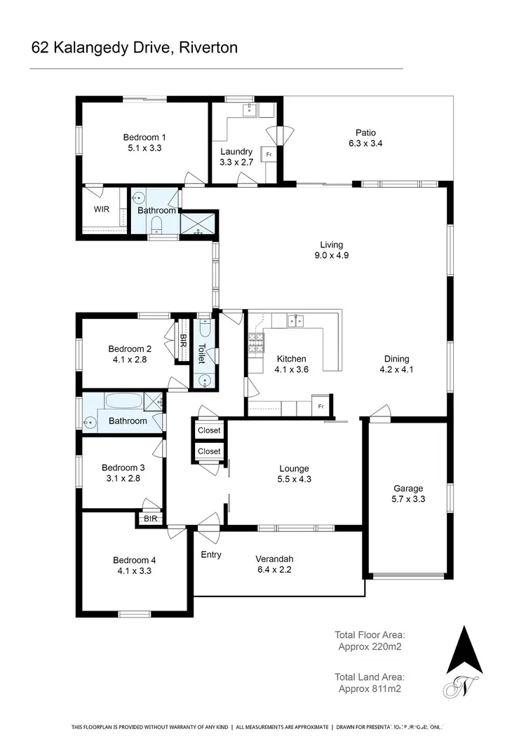 Floorplan of Homely house listing, 62 Kalangedy Drive, Riverton WA 6148
