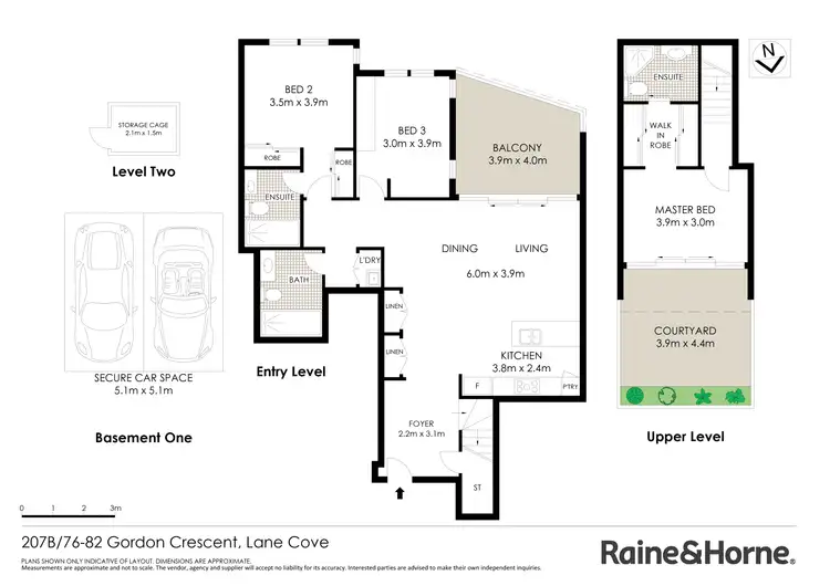 Floorplan of Homely apartment listing, 207B/76-82 Gordon Crescent, Lane Cove NSW 2066