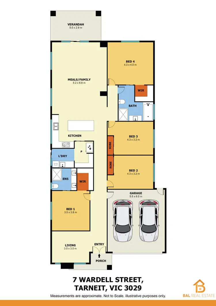Floorplan of Homely house listing, 7 Wardell Street, Tarneit VIC 3029
