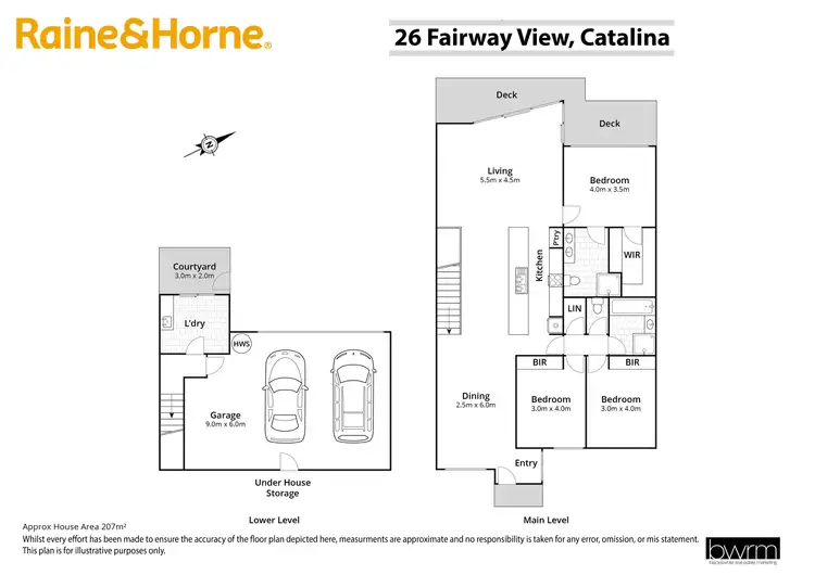 Floorplan of Homely house listing, 26 Fairway View, Catalina NSW 2536