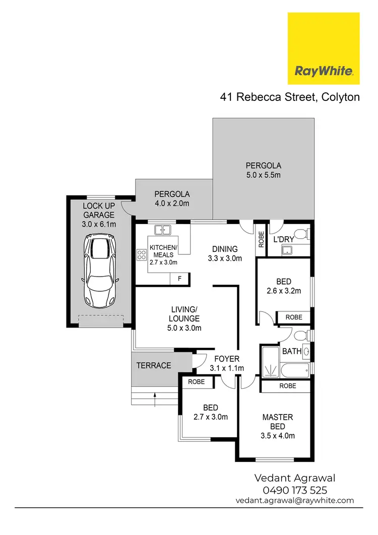 Floorplan of Homely house listing, 41 Rebecca Street, Colyton NSW 2760