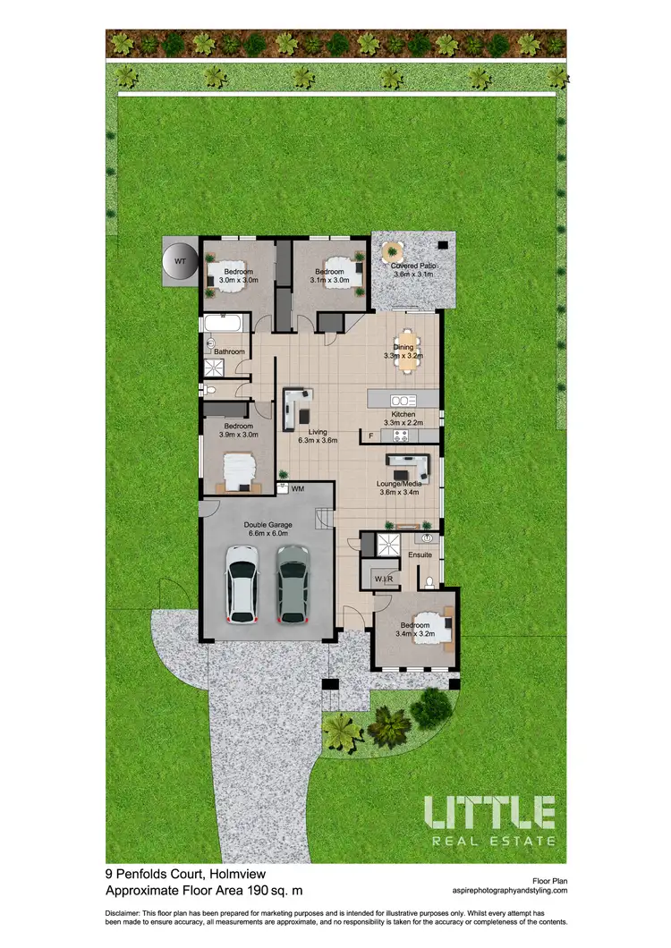 Floorplan of Homely house listing, 9 Penfolds Court, Holmview QLD 4207