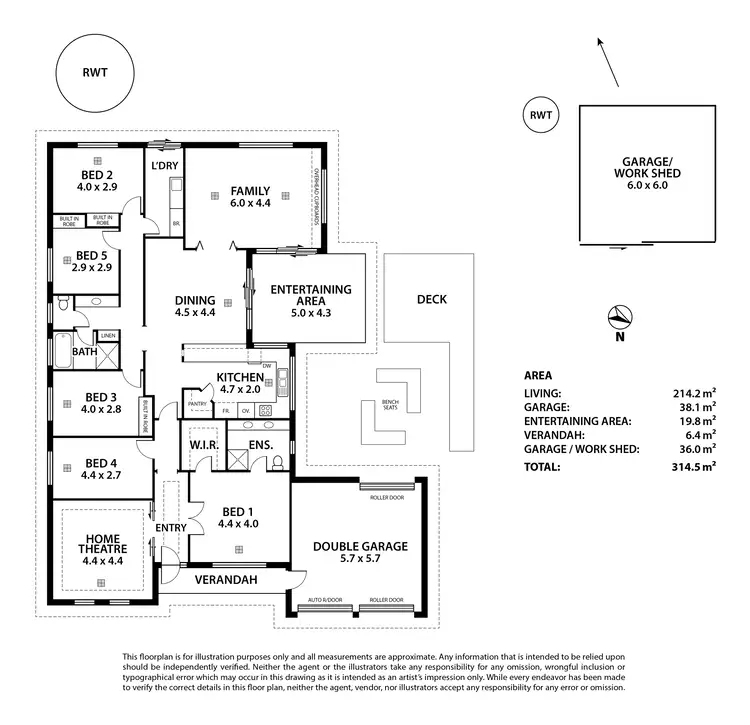 Floorplan of Homely house listing, 9 Lee Court, Strathalbyn SA 5255