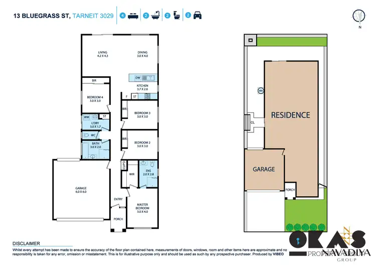 Floorplan of Homely house listing, 13 Bluegrass Street, Tarneit VIC 3029
