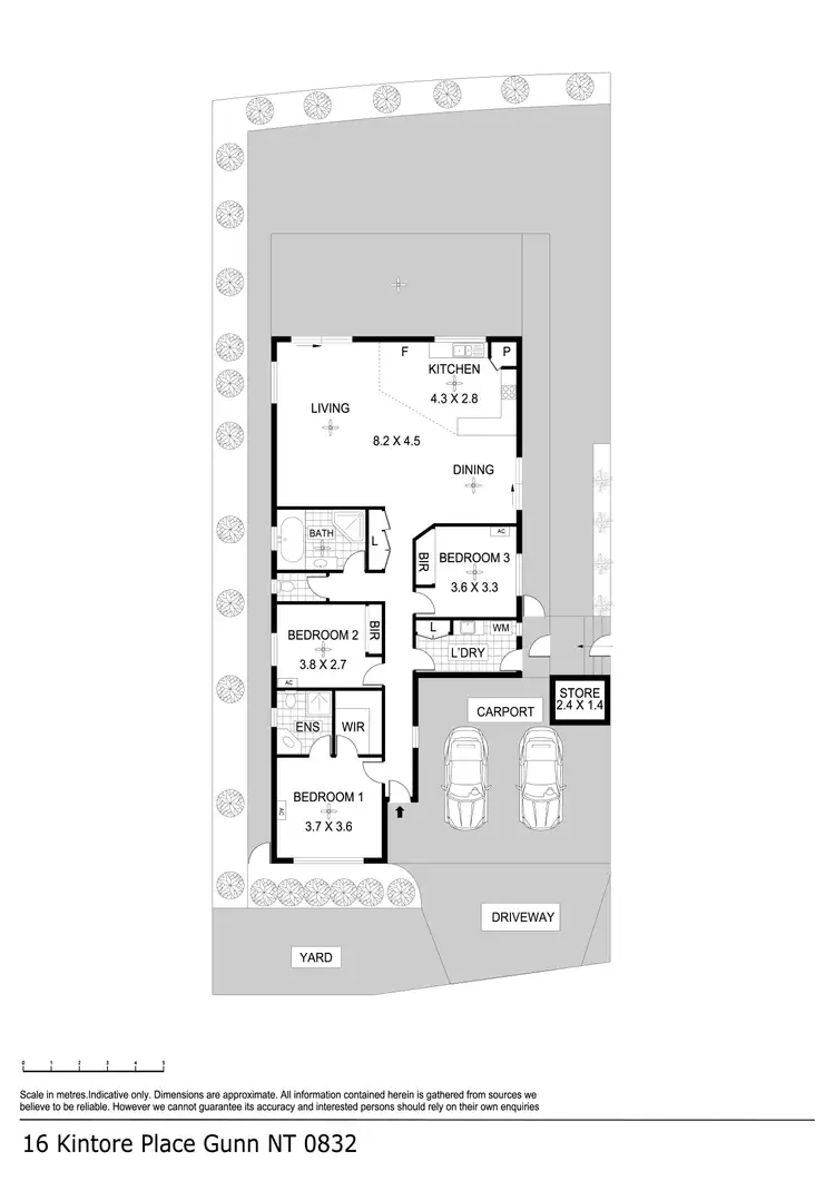 Floorplan of Homely house listing, 16 Kintore Place, Gunn NT 832