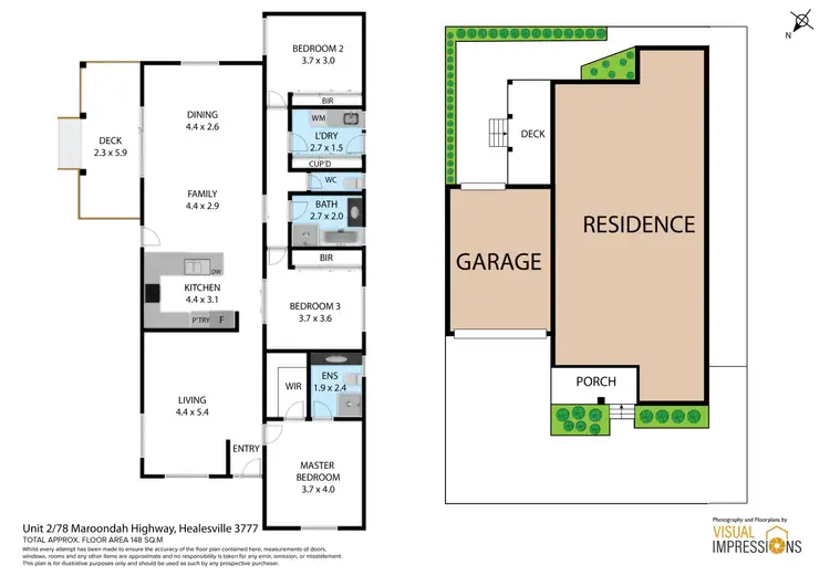 Floorplan of Homely townhouse listing, 2/78 Maroondah Highway, Healesville VIC 3777